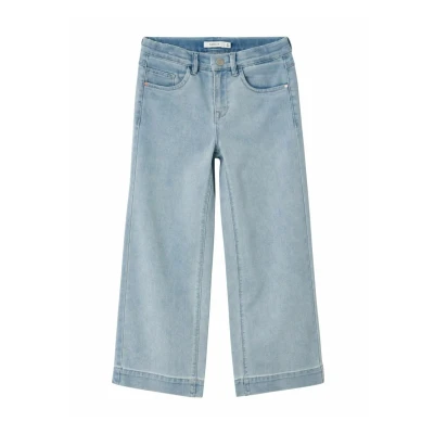 Image of NAME IT Girl&#039;s Jeans, Light Blue Denim, 146