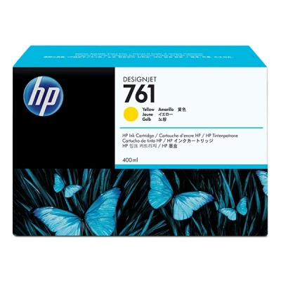 Image of HP 761 (CM992A) yellow ink cartridge (original HP)