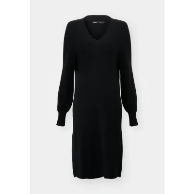 Image of ONLY Women&#039;s Onlkatia Ls V Neck Dress Nca KNT, Black, S