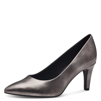 Image of s.Oliver High heels, Women&#039;s, Size: 5, Pewter Synthetics