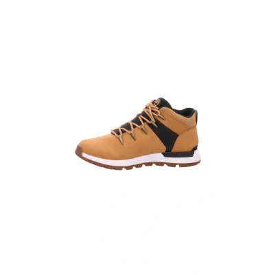Image of Timberland Laceup ankle boots, Men&#039;s, Size: 7, Wheat nubuck w black shoes