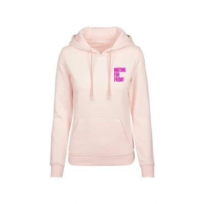 Image of Mister Tee Waiting FOR Friday Hoodie, Women&#039;s, Size: XL, Pink
