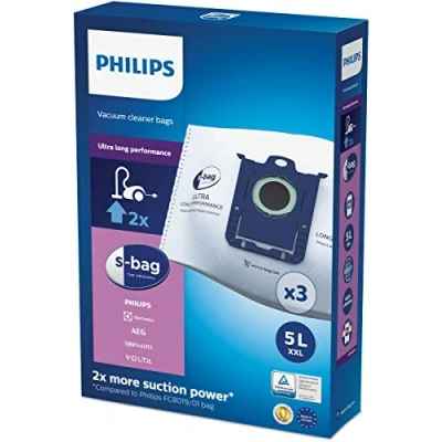 Image of Philips Mobilo vacuum cleaner bag orig sydney/classic s extra long perfomance 3 pieces FC802701