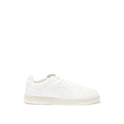 Image of HUGO Hadrian Trainers, Men&#039;s, Size: 8, White High quality imitation leather
