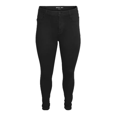 Image of Noisy May Women&#039;s Jeans, Black Denim, 50W / 30L