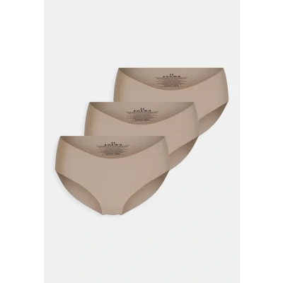 Image of Under Armour Underwear PURE Stretch NO SHOW Hipster Solid 3 PACK Briefs, Women&#039;s, Size: Large, Beige