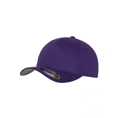 Image of Flexfit Wooly Combed Cap, Size: S/M, Purple