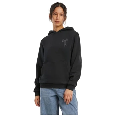 Image of Mister Tee Oneliner Hoodie, Women&#039;s, Size: XS, Black