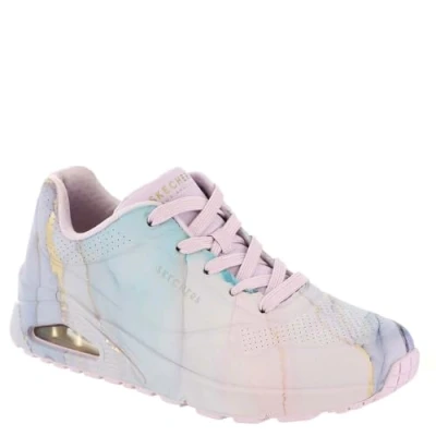Image of Skechers UNO Marbel Marvel 155584LAV Trainers, Lavender Pastel Pink Ombre, 7 UK