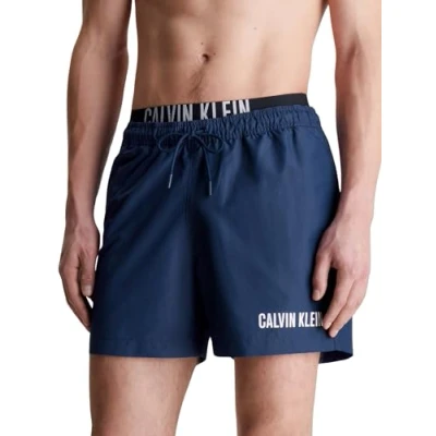 Image of Calvin Klein Swimwear Medium Double Swimming shorts, Men&#039;s, Size: XXL, Signature navy