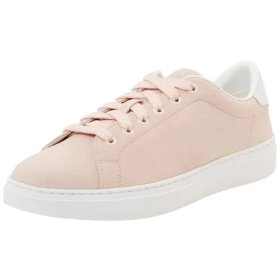 Image of BOSS Kieran TENN Trainers, Women&#039;s, Size: 8, Light pastel pink Suede