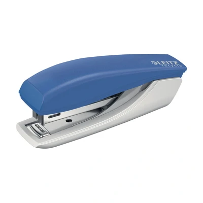 Image of Leitz NeXXt Recycle Mini Stapler, 10 Sheets, Compact &amp; Pocket Sized, with Staple Remover, Steel Recycled Plastic, 100% Recyclable, Eco Friendly, Range, Blue, 56170035