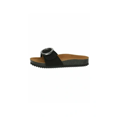 Image of Caprice Damen flache Pantolette aus Leder, Orange (ORANGE SUEDE), 40