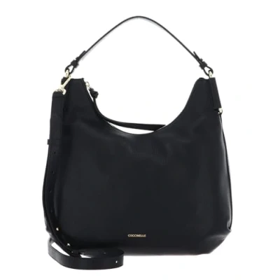 Image of Coccinelle Rebekka Handbag Grained Leather Black