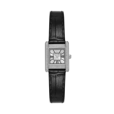 Image of Emporio Armani MINI Genni Watch, Women&#039;s, Size: One Size, Black