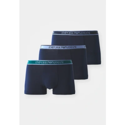 Image of Emporio Armani Trunk 3 PACK Pants, Men&#039;s, Size: Small, Blue