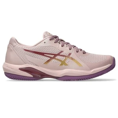 Image of Asics Solution Swift FF 2 Padel shoes, Women&#039;s, Size: 5.5, Neutral pink/pure gold Textile/synthetics