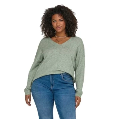 Image of ONLY Carmakoma Carmargareta Jumper, Women&#039;s, Size: S 14/16, Basil