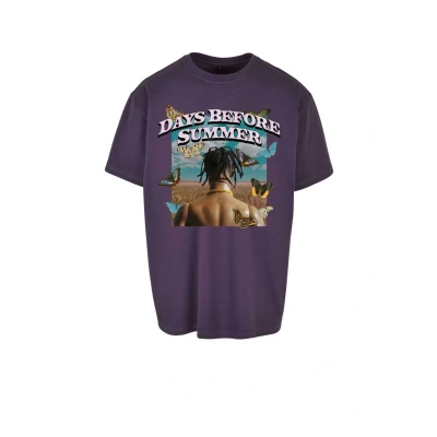 Image of Mister Tee Days Before Summer Oversize T Shirt, Purplenight, 5XL