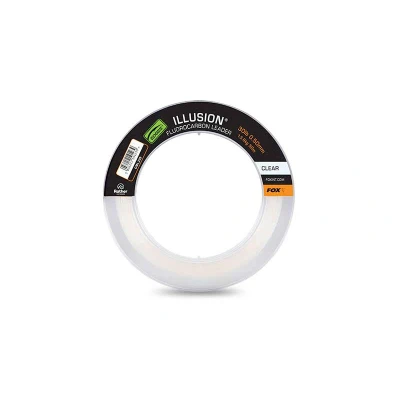 Image of Fox Illusion Fluorocarbon Leader Clear 30lb (50m) Carp hooklink material
