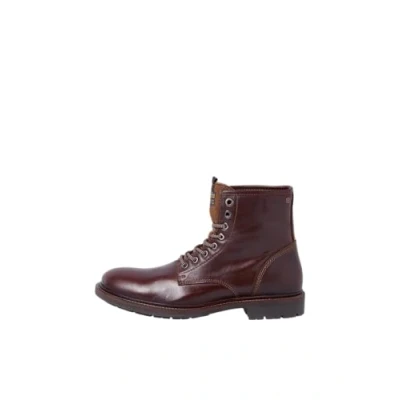 Image of Jack &amp; Jones Jfwtanner SN Laceup ankle boots, Men&#039;s, Size: 6, Brown Leather