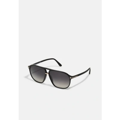 Image of Tom Ford BRUCE FT 1026 SHINY Black/Dark Grey SHADED 61/12/145 Men&#039;s Sunglasses,