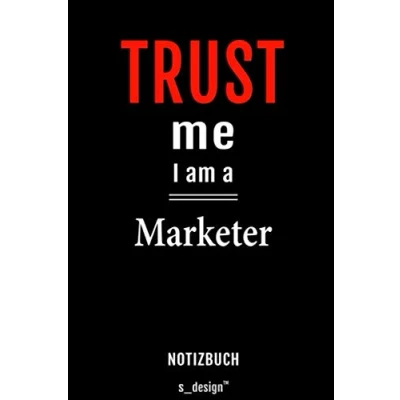 Image of Notizbuch für Marketer: Originelle Geschenk Idee [120 Seiten gepunktet Punkte Raster blanko Papier]