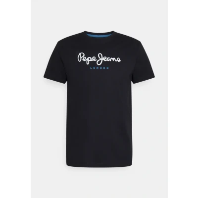 Image of Pepe Jeans Men&#039;s Eggo T Shirt, Black (Black), XS