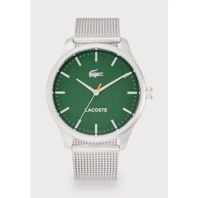 Image of Lacoste Lisbon Watch green/silvercoloured, Men&#039;s, Size: One Size, Green/silver coloured
