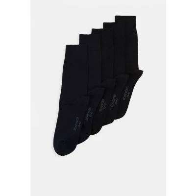 Image of Schiesser 5 PACK Socks, Men&#039;s, Size: 9 11.5, Black