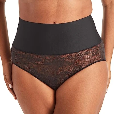 Image of Maidenform Tailored Brief TAME YOUR Tummy Shapewear, Women&#039;s, Size: Small, Black