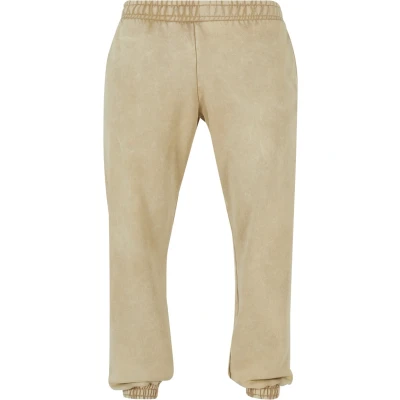 Image of Urban Classics Heavy SAND Washed Tracksuit bottoms, Men&#039;s, Size: XXL, Unionbeige