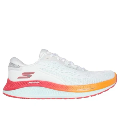 Image of Skechers GO RUN Persistence Trainers, Women&#039;s, Size: 6, White Textile/synthetics