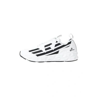 Image of EA7 Emporio Armani Ultimate C2 Combat CORE Unisex Trainers, Size: 8, White/black Textile/synthetics