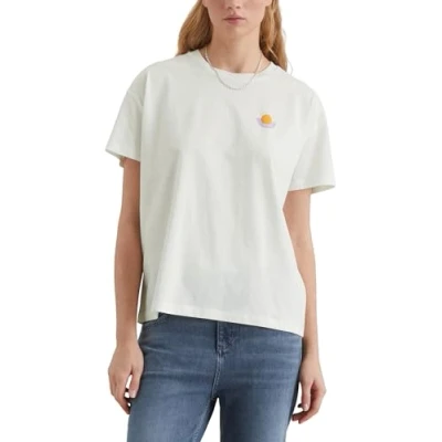 Image of Marc O&#039;Polo Denim Theme Print Tshirt, Women&#039;s, Size: Large, Silky white