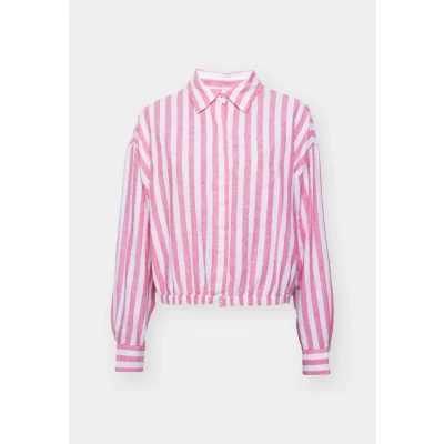 Image of Lee Elasticated Shirt Buttondown blouse, Women&#039;s, Size: 20/22, Lychee awning