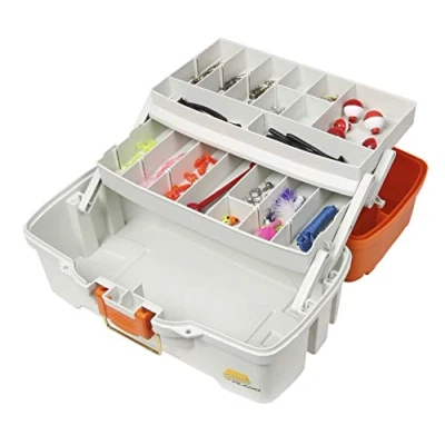 Image of Plano Two Tray Tackle box (150 pieces) Fishing