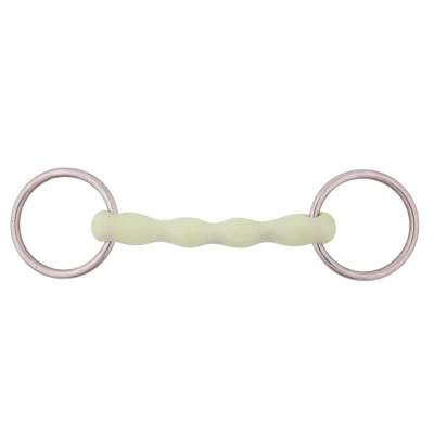 Image of BR Mullen Mouth Loose Ring Snaffle Apple 20mm