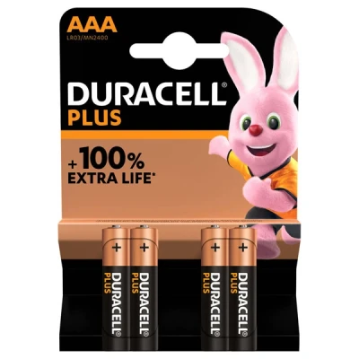 Image of Duracell 9510570 Plus Power Alkaline Batteries AAA 4pk