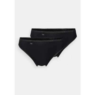 Image of Sloggi 2 PACK Briefs, Women&#039;s, Size: 10, Black