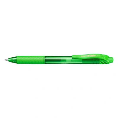 Image of Pentel EnerGel X BL107 KX Gel Rollerball Pen Light Green 0.7mm Line Width Retractable Refillable