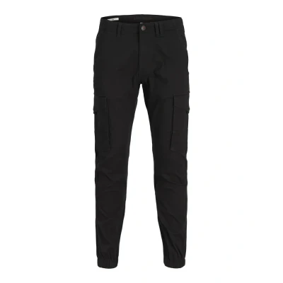 Image of Jack &amp; Jones Jpstpaul Jjflake Cargo NOOS trousers, Men&#039;s, Size: 34x36, Black