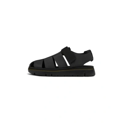 Image of Camper Men&#039;s Oruga K100285 Flat sandal, Black, 7 UK