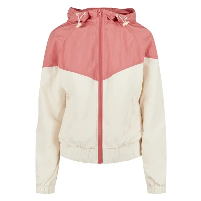 Image of Urban Classics Arrow Windbreaker, Women&#039;s, Size: 4XL, Palepink/whitesand