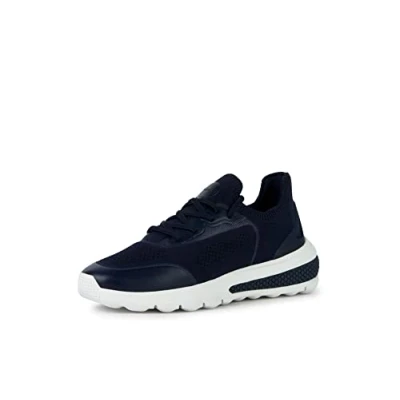 Image of Geox Women&#039;s D Spherica Actif Sneaker, Navy, 7.5 UK