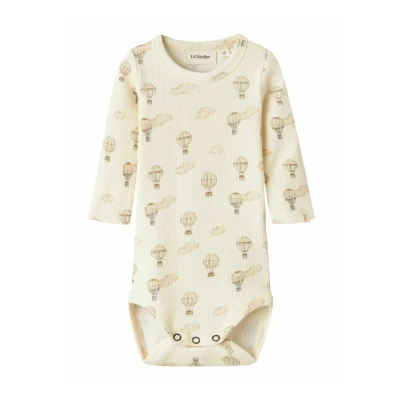 Image of LIL&#039; Atelier Strampler Langarm Body for kids, Size: 9m, Turtledove