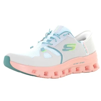 Image of Skechers Adult Master Item 150420 White, Cream White Purple Blue Grey, 3 UK