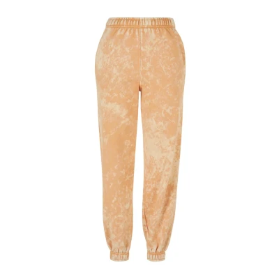 Image of Urban Classics Towel Washed Tracksuit bottoms, Women&#039;s, Size: Small, Paleorange