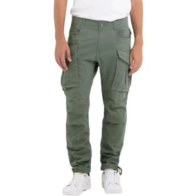 Image of Replay JOE Cargo trousers, Men&#039;s, Size: 36x30, Aviator green