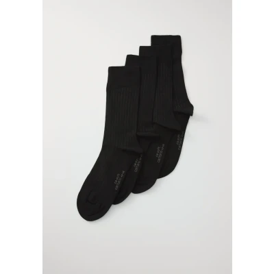 Image of camano Online MEN Shadow Stripes Socks 4 PACK Socks, Men&#039;s, Size: 9 11, Black